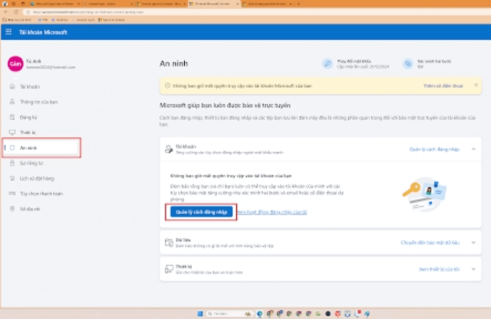Bảo mật Hotmail giúp bảo vệ tài khoản của bạn khỏi nguy cơ mất tài khoản, lộ dữ liệu