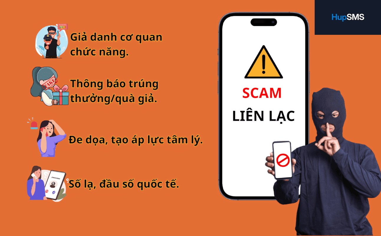 Cách phát hiện và các dấu hiệu nhận biết các số điện thoại, cuộc gọi lừa đảo